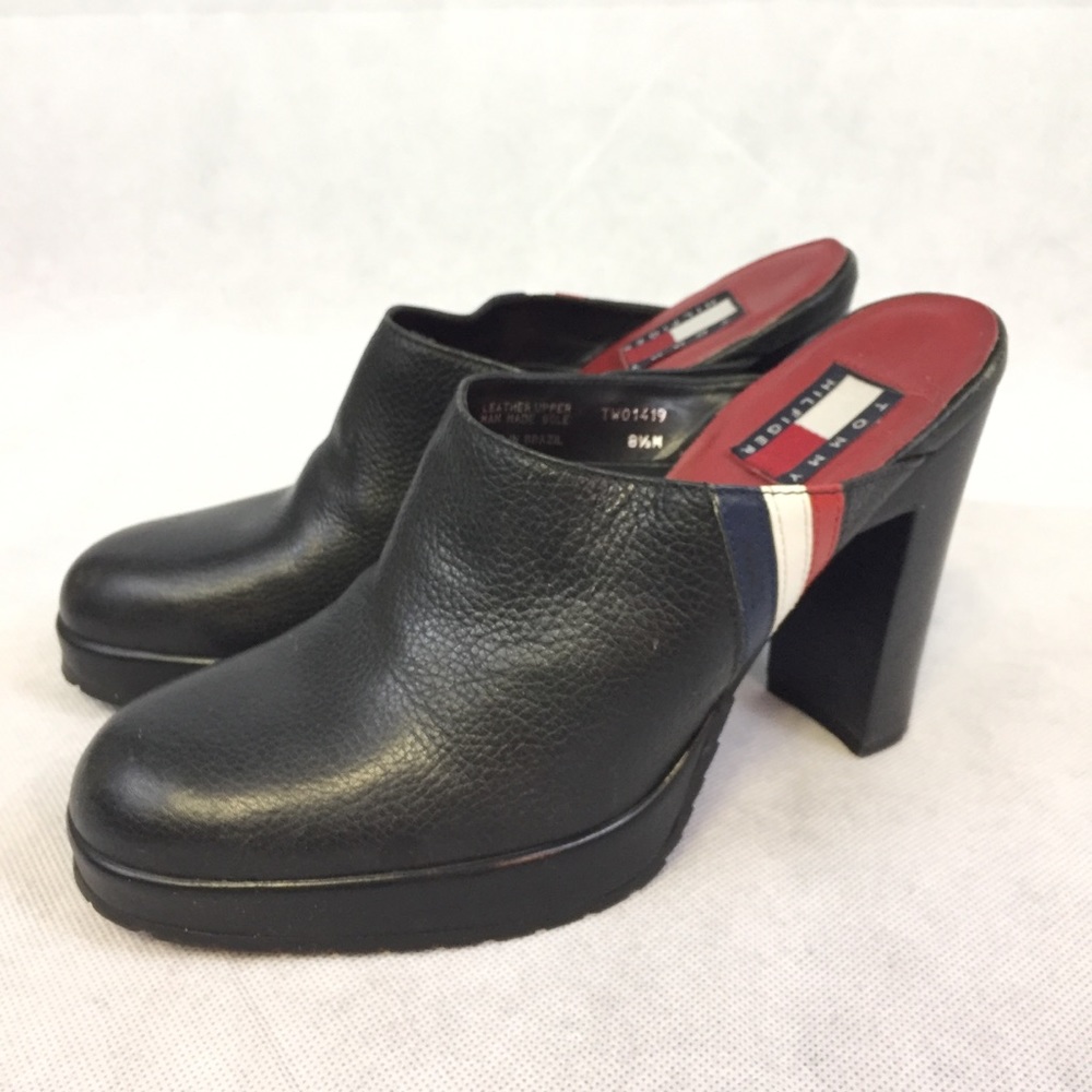 Tommy Hilfiger Vintage  platform Heels Logo